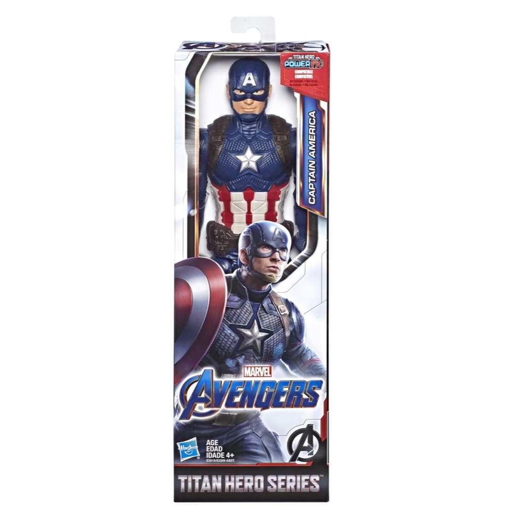 Marvel Avengers: Endgame Titan Hero Series Captain America 12-In Action Figure